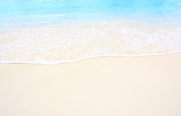 Tropical beach and white sand