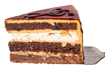 Piece of cake with treble clef