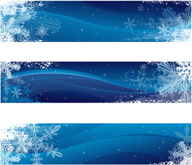 Winter banners design EPS 10