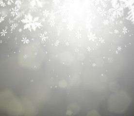 Beautiful abstract snowflake Christmas background