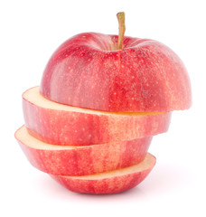 Apple red sliced
