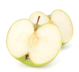 green apple half