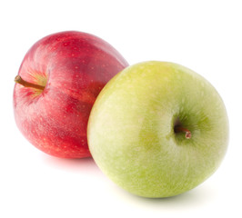 Red and green apple