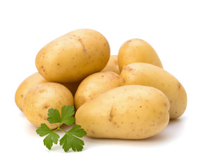New potato and green parsley
