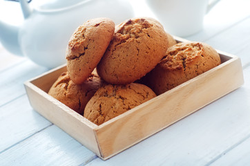 cookies in the wooden box