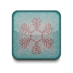 Vector Snowflake icon. Eps10. Easy to edit