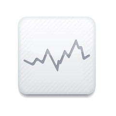 Vector app stock white icon. Eps10