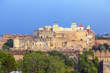 Fototapeta premium palace of the Maharajah of Bikaner inside Junagarh Fort, Bikane