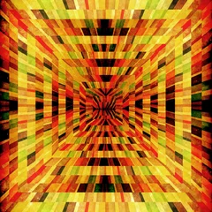 Fototapete Psychedelisch Mehrfarbiger Sonnenstrahlen-Grunge-Hintergrund