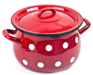Red saucepan