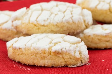 Ricciarelli biscuits