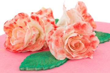 rose di gum paste