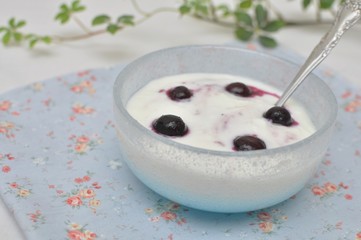 ブルーベリーヨーグルト