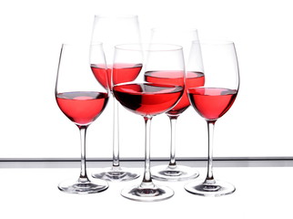 Wine glass set of five piece