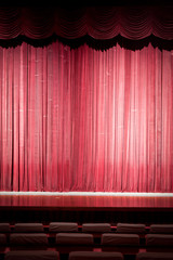 Stage curtain lights