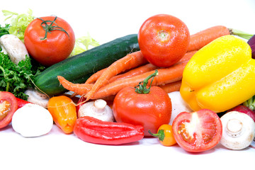 Group of different vegetables