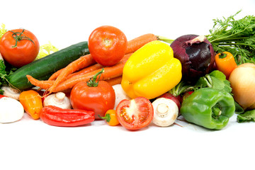 Group of different vegetables