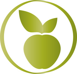 Apfel, Grün, Vektor
