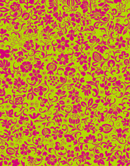 植物模様のパターン