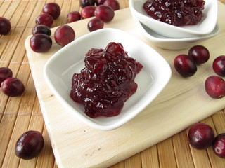 Konfitüre aus Moosbeeren