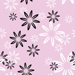flowers seamless pattern