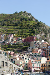 Fototapeta na wymiar Manarola - jedno z miast Cinque Terre we Włoszech