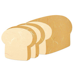 Rice paper cut sliced bread