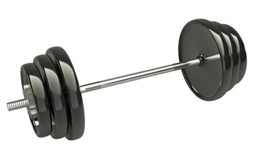 3d dumbbells isolated