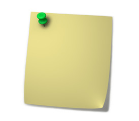 Yellow PostIt Blank