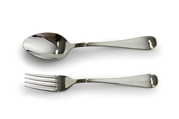 Fork and spoon