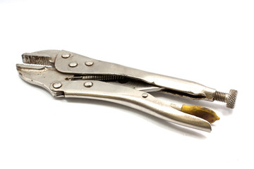 Locking pliers.