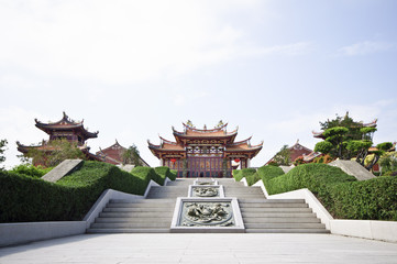 The entrance to Tian Hou Temple on Coloane Island, Macau.