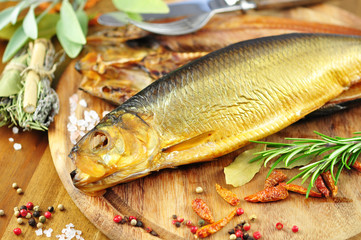Rosmarin, Fisch