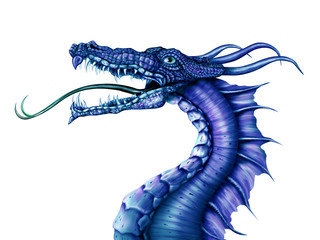 Obraz premium Blue Dragon