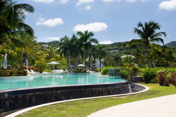 Glorious pool at Anse Marcel on St Martin