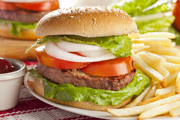 Homemade Organic Hamburger