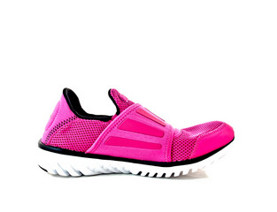 sideview of pink lady sport shoes