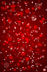 Red Valentine's day background