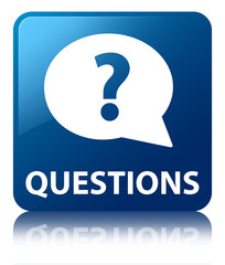 QUESTIONS Blue Square Button