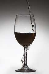 Glass and drink.