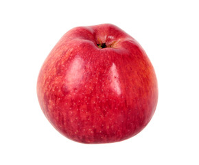 Red apple isolated over white background
