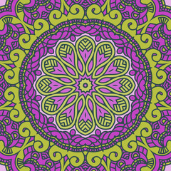 Vector round decorative design element