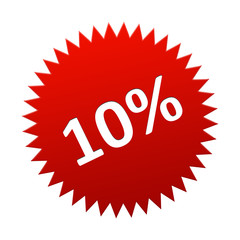 Red Button 10 Percent