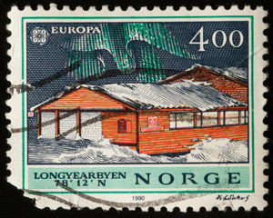 francobollo Norvegia