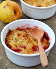 pears and  banana Crumble