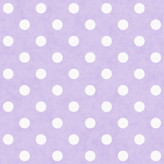 Purple and White Polka Dot Fabric Background