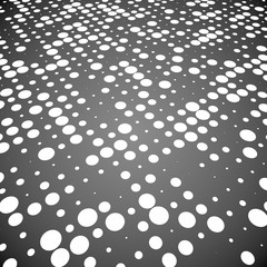 Black olive    perspective  circle dots Background ''