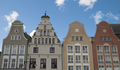 Fototapeta na wymiar Nowy rynek, Rostock, Mecklenburg-Vorpommern, Germany
