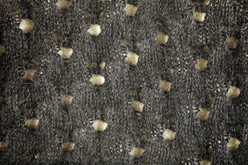 woolen fabric gray detail, texture background