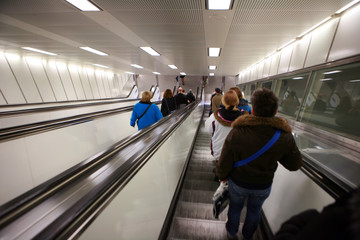 U-Bahn-Rolltreppe